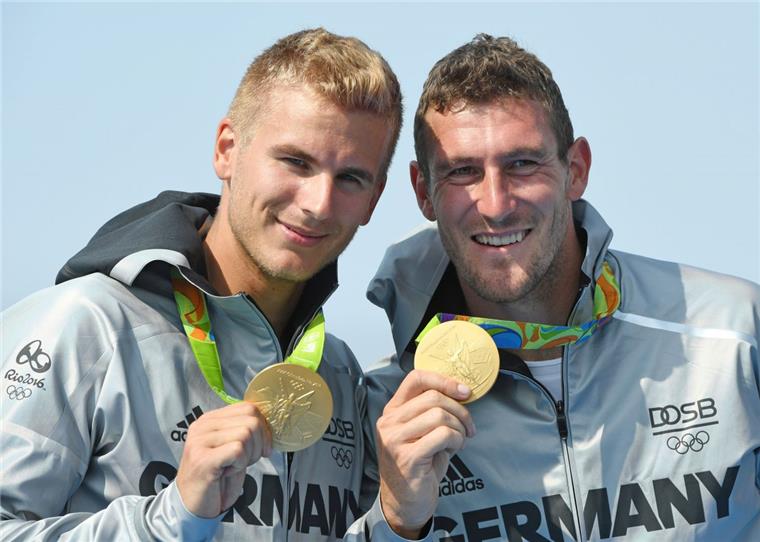 Probleme trotz Gold-Glanz: Medaillenziel in Rio verfehlt Olympiasieger 2012, Doppel-Olympiasieger 2016, fünfmaliger Weltmeister, Europaspiele-Sieger 2015, etliche EM-Titel: Sebastian Brendel (rechts im Bild mit Jan Vandrey) verkörpert wie kein anderer Kanute den Erfolg und hat somit auch den diesjährigen deutschen Olympiaspiegel aufgebessert.