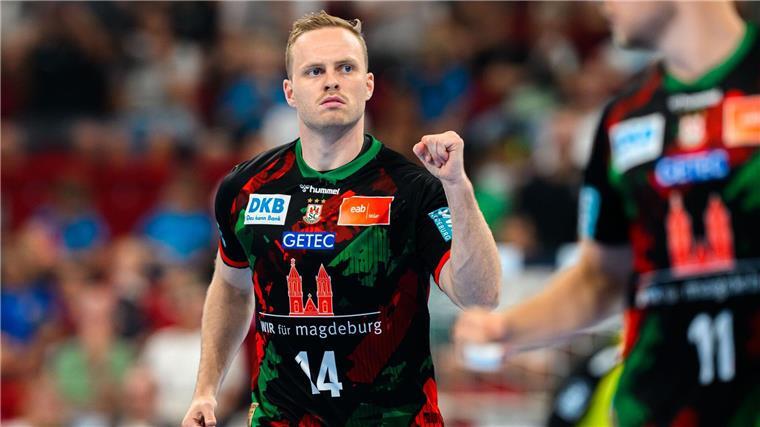 Handball: Magdeburg und Berlin mit Auftaktsiegen Omar Ingi Magnusson war bester Magdeburger Schütze beim Liga-Auftakt gegen die HSG Wetzlar.