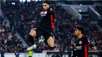 Omar Marmoush soll mindestens bis zum Sommer bei der Eintracht bleiben. 
