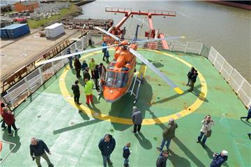 Open Ship auf der &quot;Polarstern&quot;. Foto Schimanke