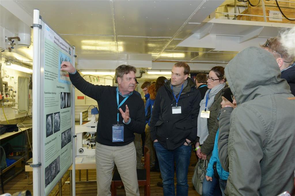 Open Ship auf der &quot;Polarstern&quot;: Ralf Tiedemann. Foto Schimanke