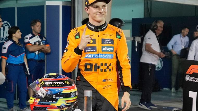 Bahrain-Sieger Piastri in Titelform - Frust bei Verstappen Oscar Piastri fehlen nur noch drei Punkte zur WM-Führung.