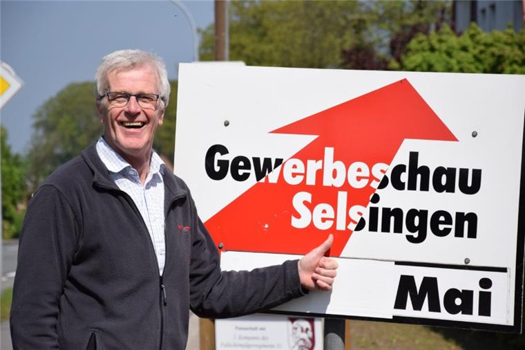 Selsingen: Aussteller-Rekord bei der Gewerbeschau Otto Winkelvos von der Werbegemeinschaft freut sich auf die zweitägige Gewerbeschau am 4. und 5. Mai in Selsingen.