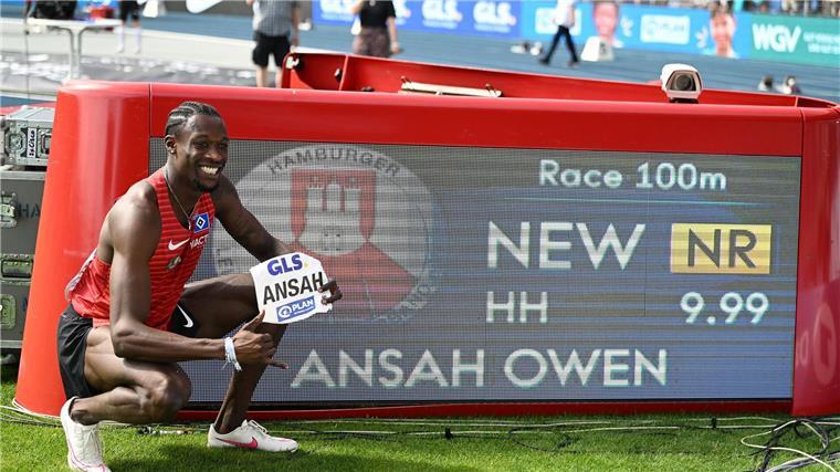 9,99 Sekunden: „Noch nicht das Ende“ für den Carl-Lewis-Typ Owen Ansah kann stolz auf sich sein.