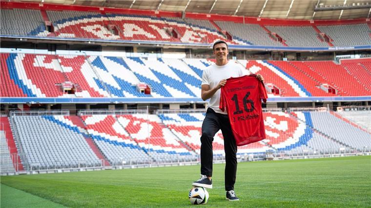 Palhinha wird in seinem neuen Heimstadion mit der Nummer 16 auflaufen.