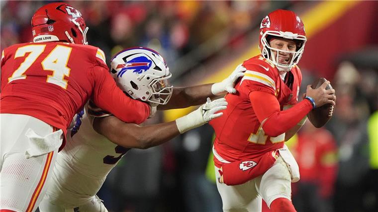 Chiefs können NFL-Geschichte schreiben: Wieder im Super Bowl Patrick Mahomes hat die Kansas City Chiefs erneut in den Super Bowl geführt