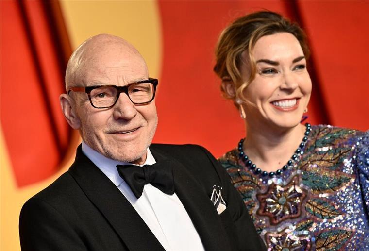 Patrick Stewart wird 85 - Für immer Jean-Luc Picard Patrick Stewart und seine Frau Sunny Ozell.