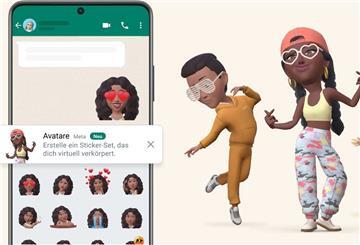 Persönlicher als Emojis: Mit 36 verschiedenen Avatar-Stickern ist das digitale Ich in Chats gut aufgestellt.