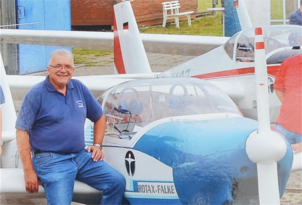 Bremerhaven: 20 Jahre den Segelflugclub gelenkt Peter Jark ist leidenschaftlicher Flieger.