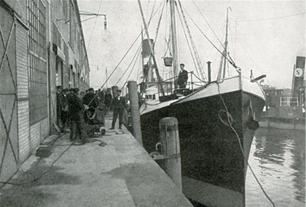 Historische Aufnahmen vom Fischereihafen