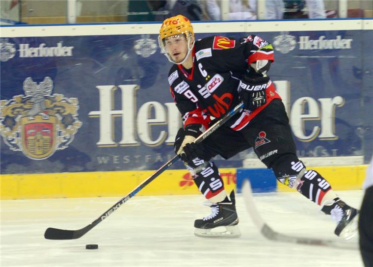 Pinguins-Kapitän Marian Dejdar. Foto Scheer