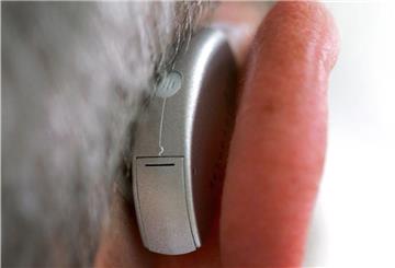 Ein digitales Gerät des dänischen Hörgeräteherstellers GN ReSound in Münster