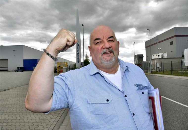 Powerblades: Betriebsrat kämpft für guten Sozialplan Powerblades-Betriebsrat Alan-Thomas Bruce will für den bestmöglichen Sozialplan kämpfen.