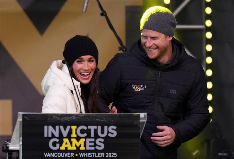 Prinz Harry und seine Frau Herzogin Meghan sind in Kanada.