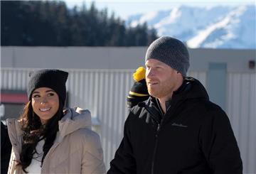 Prinz Harry und seine Frau Meghan Markle.