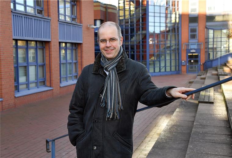 Professor Michael Vogel an der Hochschule Bremerhaven