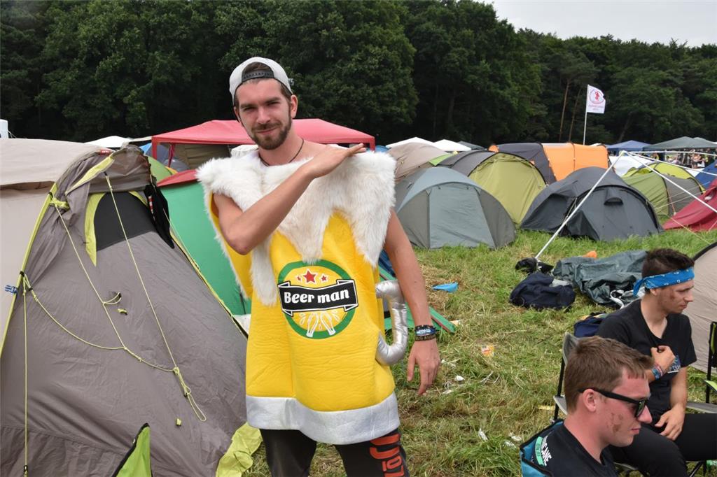 &quot;Beer man&quot; kommt zur Rettung!