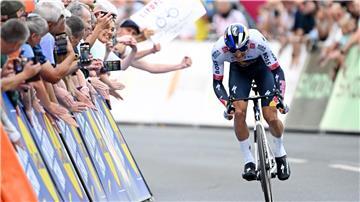 Radprofi Florian Lipowitz beim Auftakt der Deutschland Tour.