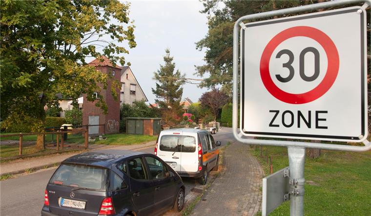 Rasen in einer Tempo-30-Zone kommt nicht gut.