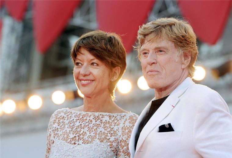 Leinwandidol ohne Allüren: Robert Redford ist tot Redford mit seiner Frau Sibylle Szaggars. (Archivbild)