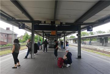Gleis 2 und 3 am Hauptbahnhof Bremerhaven