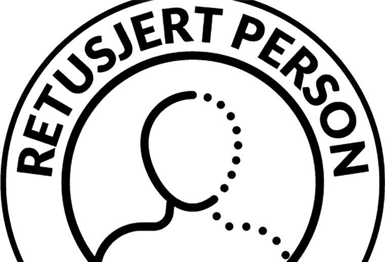 "Retuschierte Person" und "Reklame" steht auf einem Hinweis der norwegischen Verbraucheraufsichtsbehörde (Forbrukertilsynet). 