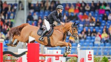 Richard Vogel hat im Sattel von Cepano Baloubet den Preis von Europa gewonnen.