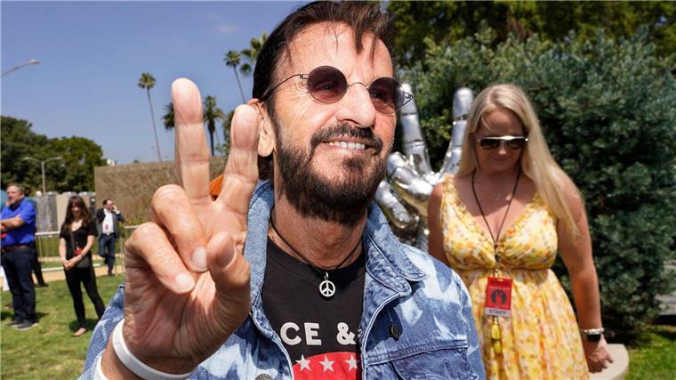 Ringo Starr setzt sich für Barry Keoghan ans Schlagzeug. (Archivbild) 
