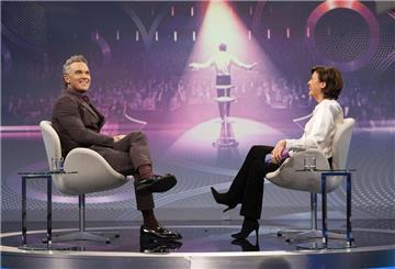 Robbie Williams im ARD-Talk mit Sandra Maischberger.