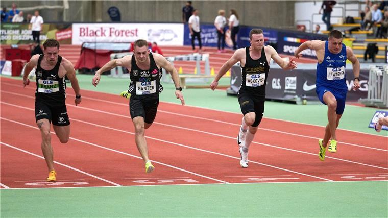 Burghardt und Ganter deutsche Hallenmeister über 60 Meter Robin Ganter setzte sich bei den Männern über die 60 Meter durch.