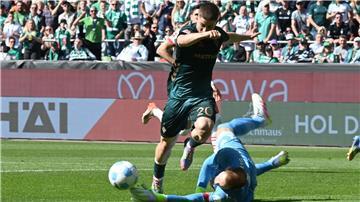 Romano Schmid hatte die große Chance zur Bremer Führung.