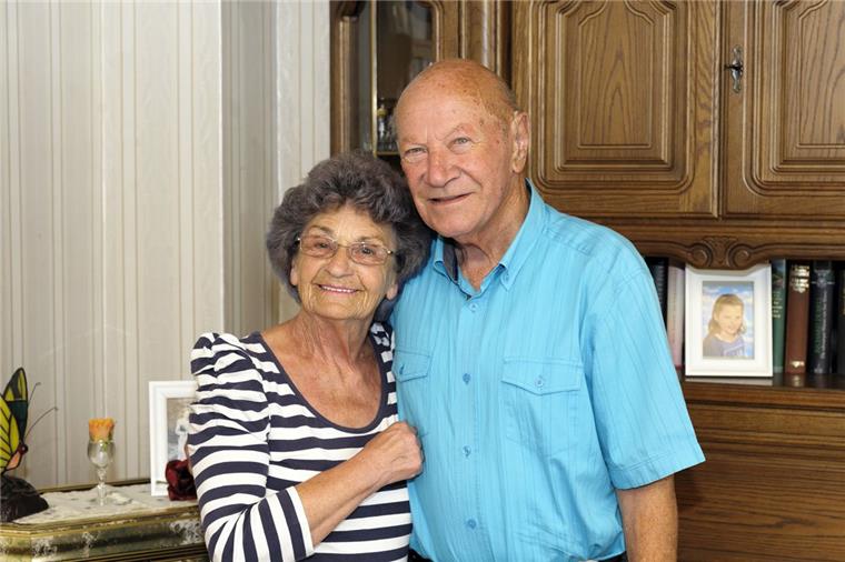 Rosemarie und Heinz Weiß feiern am 6. September ihren 60. Hochzeitstag. Vor 63 Jahren haben sie sich kennengelernt.