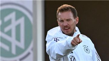 Rückkehr auf den DFB-Campus: Bundestrainer Julian Nagelsmann.