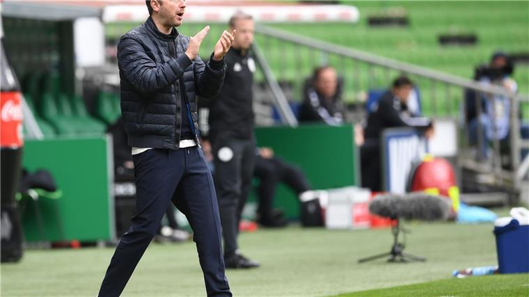 Kohfeldt über Bremen-Rückkehr: „Löst nicht nur Freude aus“ Rückkehr ins Weserstadion: Florian Kohfeldt rechnet mit einem emotionalen Spiel (Archiv).