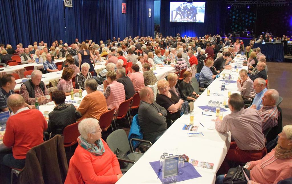 Rund 1100 Besucher kamen zum Sängerwettstreit &quot;Seebeck am Markt&quot;. Foto...