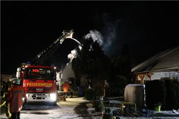 Rund 60 Feuerwehrmänner waren in Sievern am Sonntag im Einsatz. 