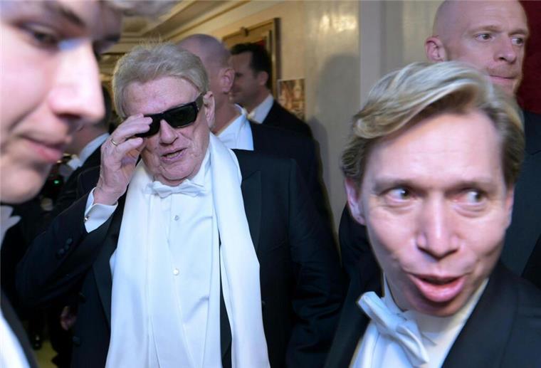 Sänger Heino war ebenso zu Gast in der Wiener Staatsoper.