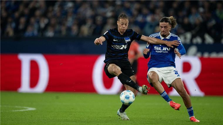 Schalke und Hertha BSC trennen sich 2:2 Schalke und Hertha lieferten sich ein temporeiches Spiel.