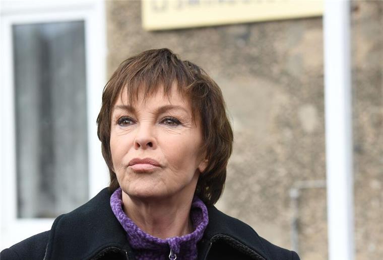 Schauspielerin Katrin Sass als Ex-Staatsanwältin Karin Lossow bei einem Fototermin zum Usedom Krimi.