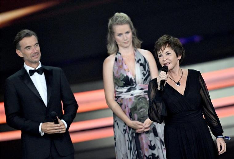 Schauspielerin Katrin Sass wurde mit der Goldenen Henne für ihr Lebenswerk ausgezeichnet.