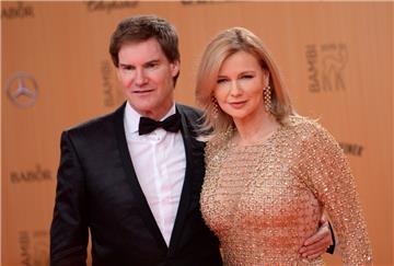 Schauspielerin Veronica Ferres und ihr Mann, Unternehmer Carsten Maschmeyer, bei der Bambi-Verleihung in Berlin. Foto: Pedersen/dpa
