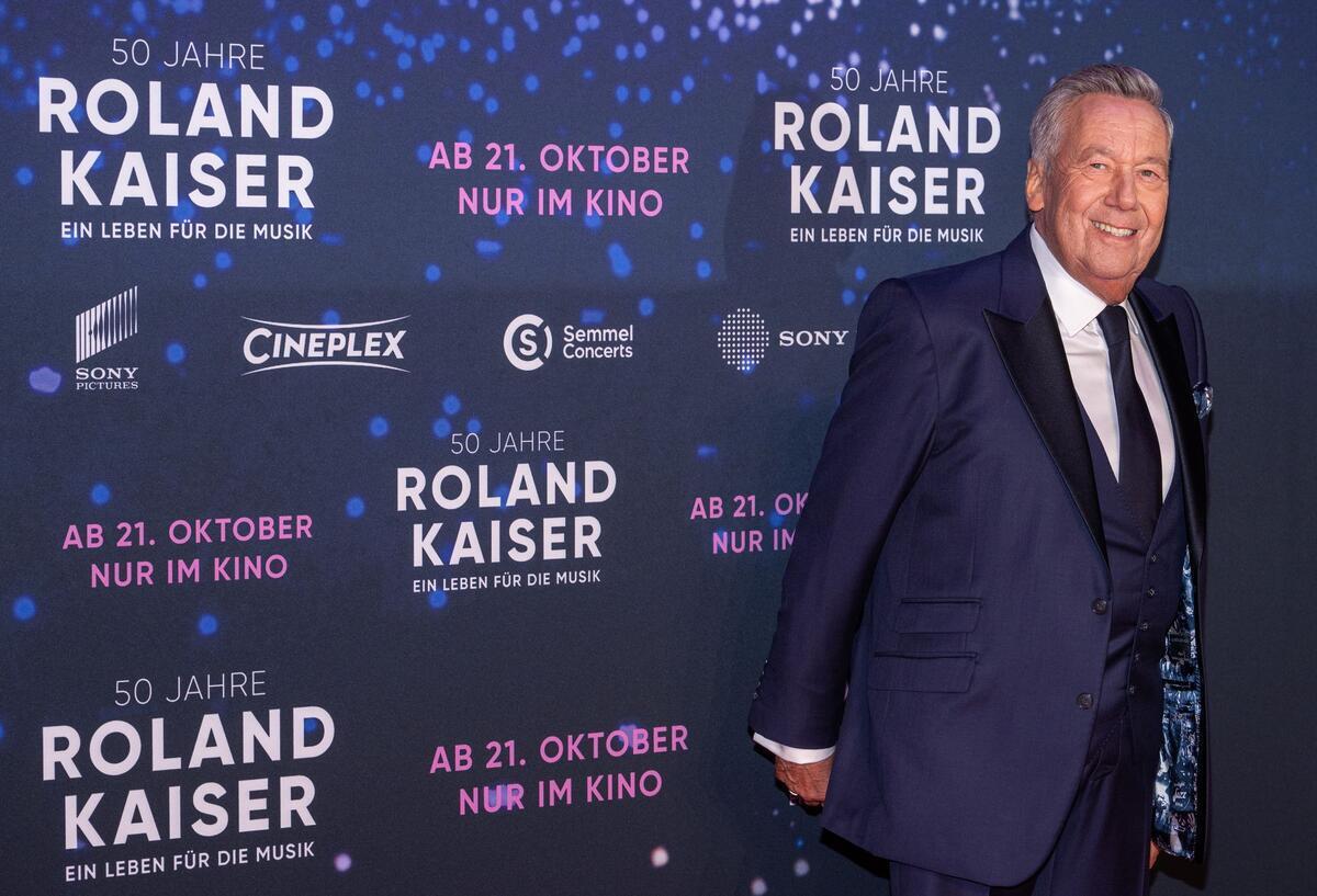 Schlagerstar Roland Kaiser hat seinen Kinofilm präsentiert.