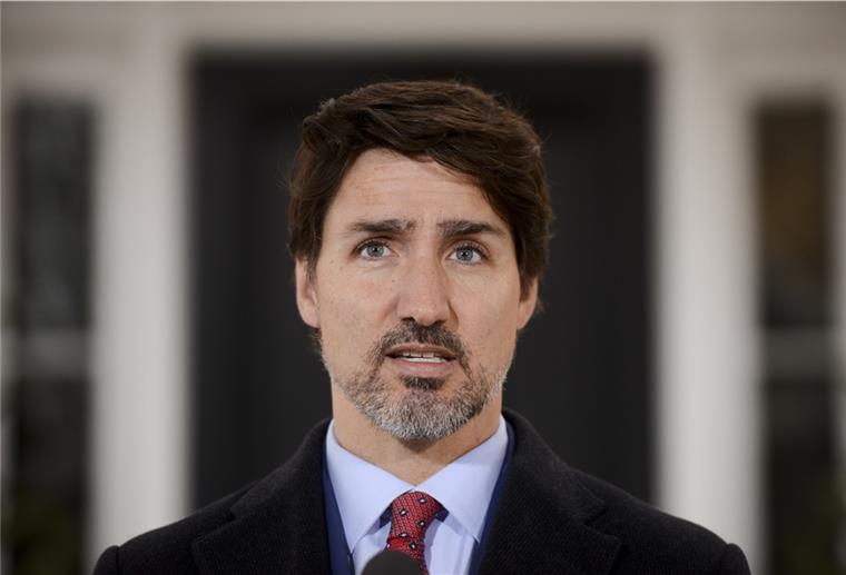 Schon vor der Krise trug Justin Trudeau, Premierminister von Kanada, einen grau melierten Goatee, einen Spitzbart. 