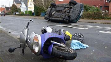 Schwerer Unfall am Dienstagmorgen in Cuxhaven-Groden.