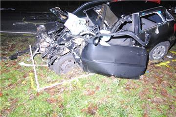 Schwerer Unfall auf der B495 bei Lamstedt.