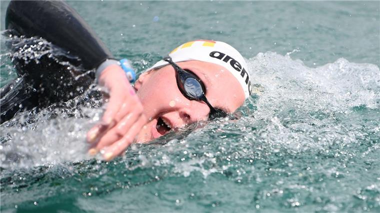 Schwimmerin Lea Boy bekam die Nachricht mit der Absage des Rennens mitten in der Nacht.
