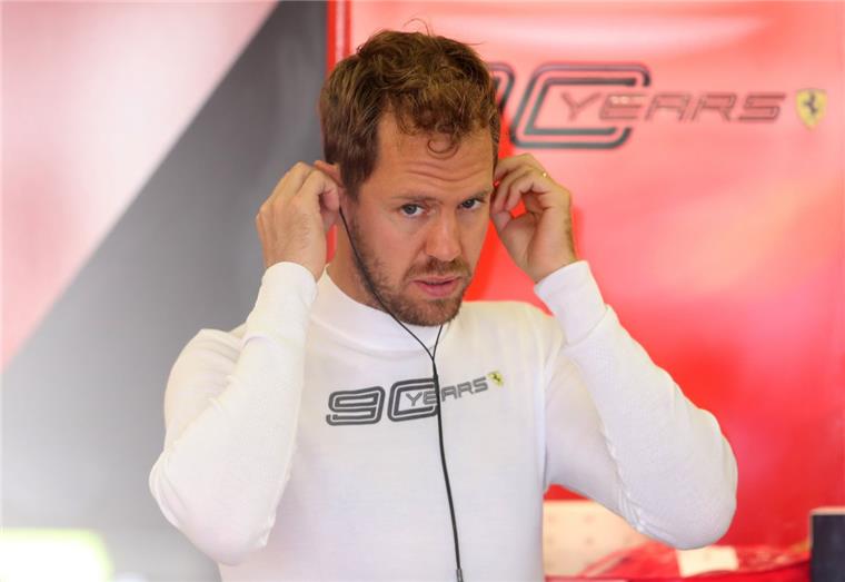 Sebastian Vettel ist enttäuscht. Bei der Qualifikation landete er auf Platz sechs.