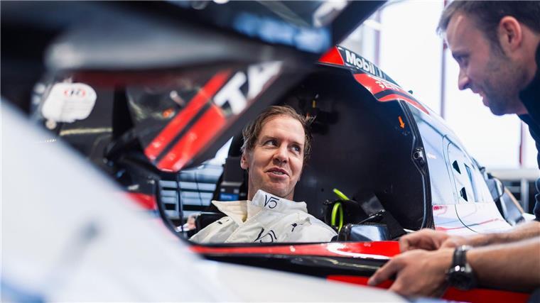 Fahrercasting bei Audi - Vettel als Sensation? Sebastian Vettel mal wieder ganz in seinem Element.
