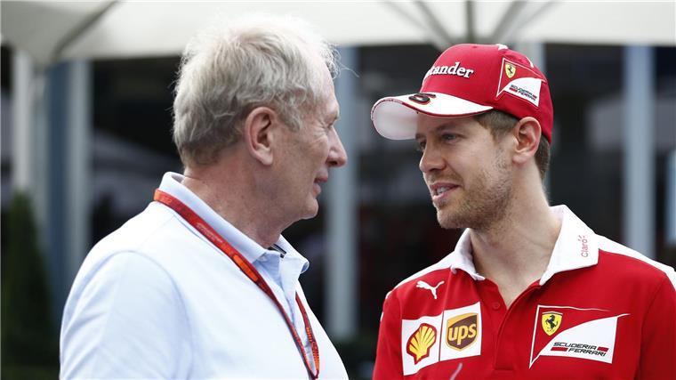 Vettel-Rückkehr zu Red Bull? „Momentan nicht aktuell“ Sebastian Vettel (r) und Helmut Marko tauschen sich noch heute regelmäßig aus.