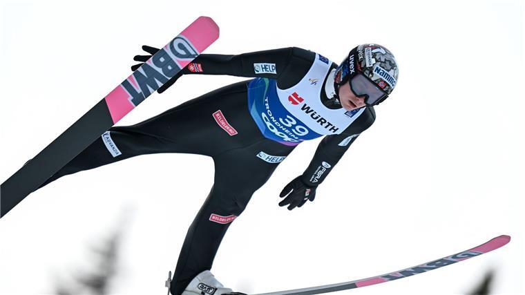 Sein Anzug war nicht regelkonform: Marius Lindvik.